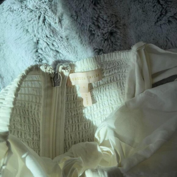 Rebecca Taylor White Knot Top - Picture 5 of 5